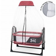 Bala Sallanır Sepet Beşik 5 Cm Sünger Yataklı Sallanır Bebek Beşiği Bala Sallanır Sepet Beşik 5 Cm Sünger Yataklı Sallanır Bebek Beşiği