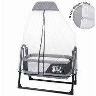 Bala Sallanır Sepet Beşik 5 Cm Sünger Yataklı Sallanır Bebek Beşiği