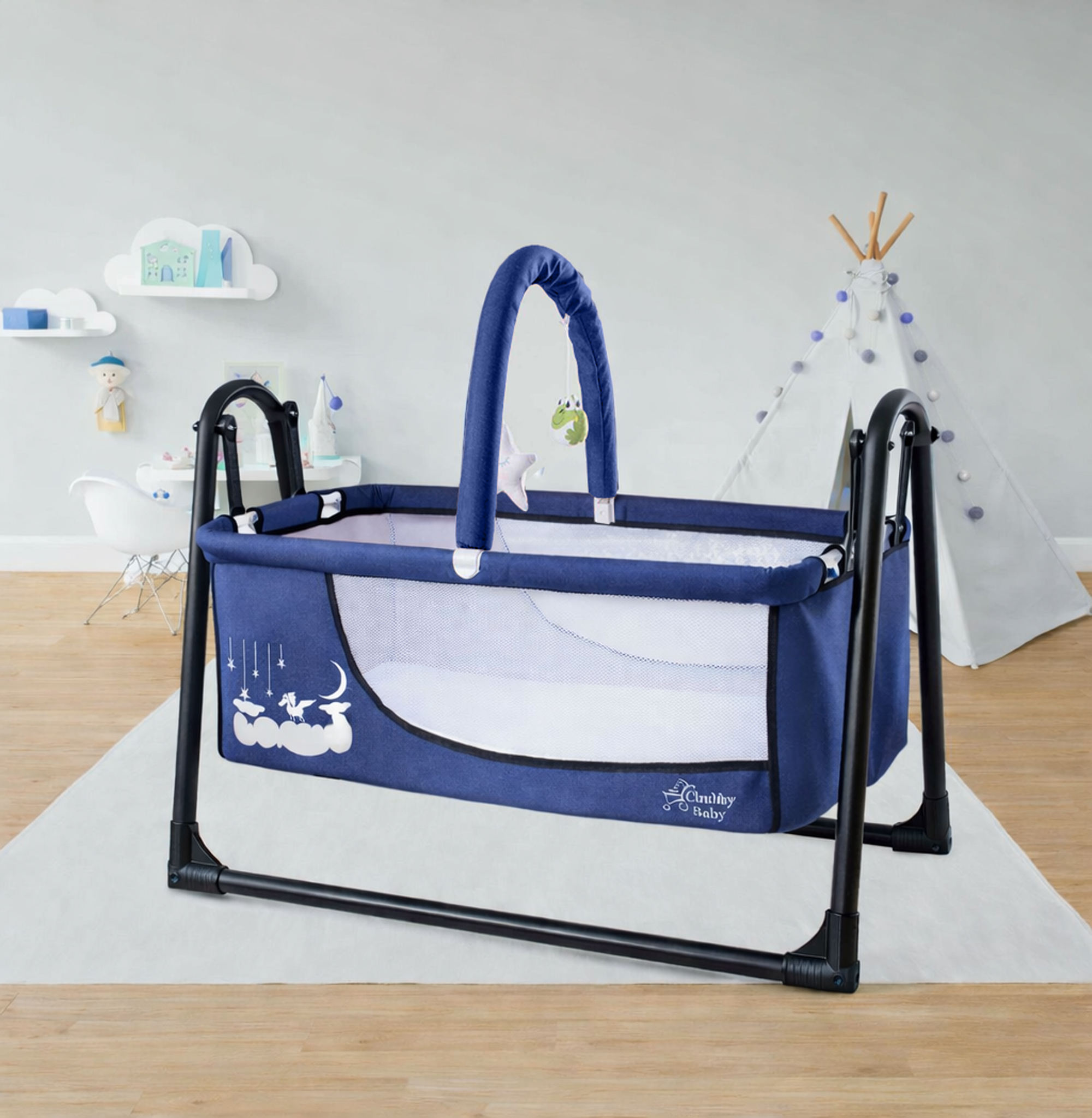 Candy Sepet Beşik Anne Yanı Portatif Beşik 5 CM Sünger YATAK