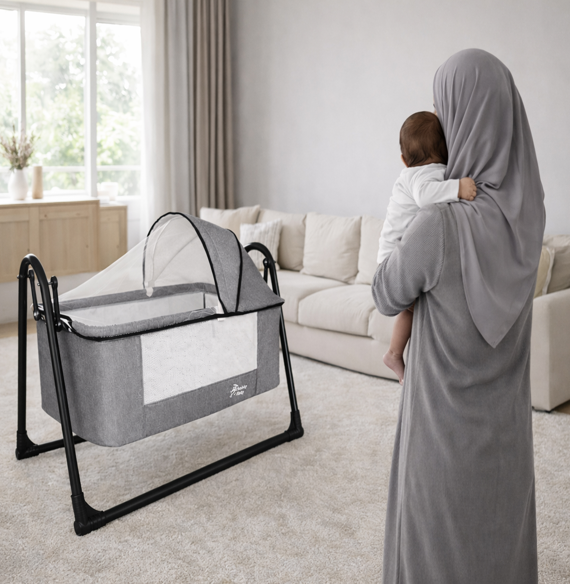 First Class Portatif Sepet Beşik Silinebilir Kumaş 5 CM SÜNGER YATAK First Class Portatif Sepet Beşik Silinebilir Kumaş 5 CM SÜNGER YATAK