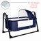 First Class Portatif-keten Tenteli Sepet Beşik Silinebilir Kumaş Lacivert