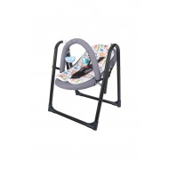 Lüx SwingJoy Portatif Hafif Taşınabilir Bebek Salıncağı Füme