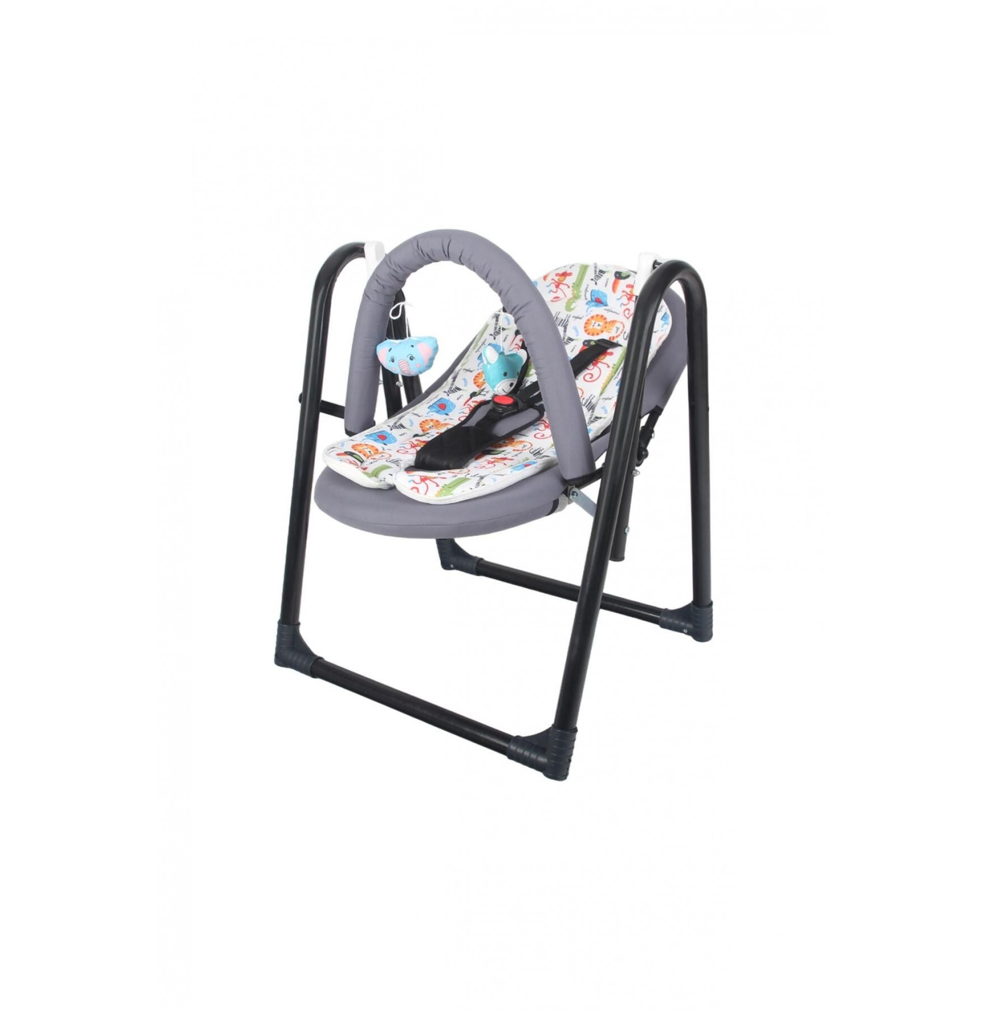 Lüx SwingJoy Portatif Hafif Taşınabilir Bebek Salıncağı Füme