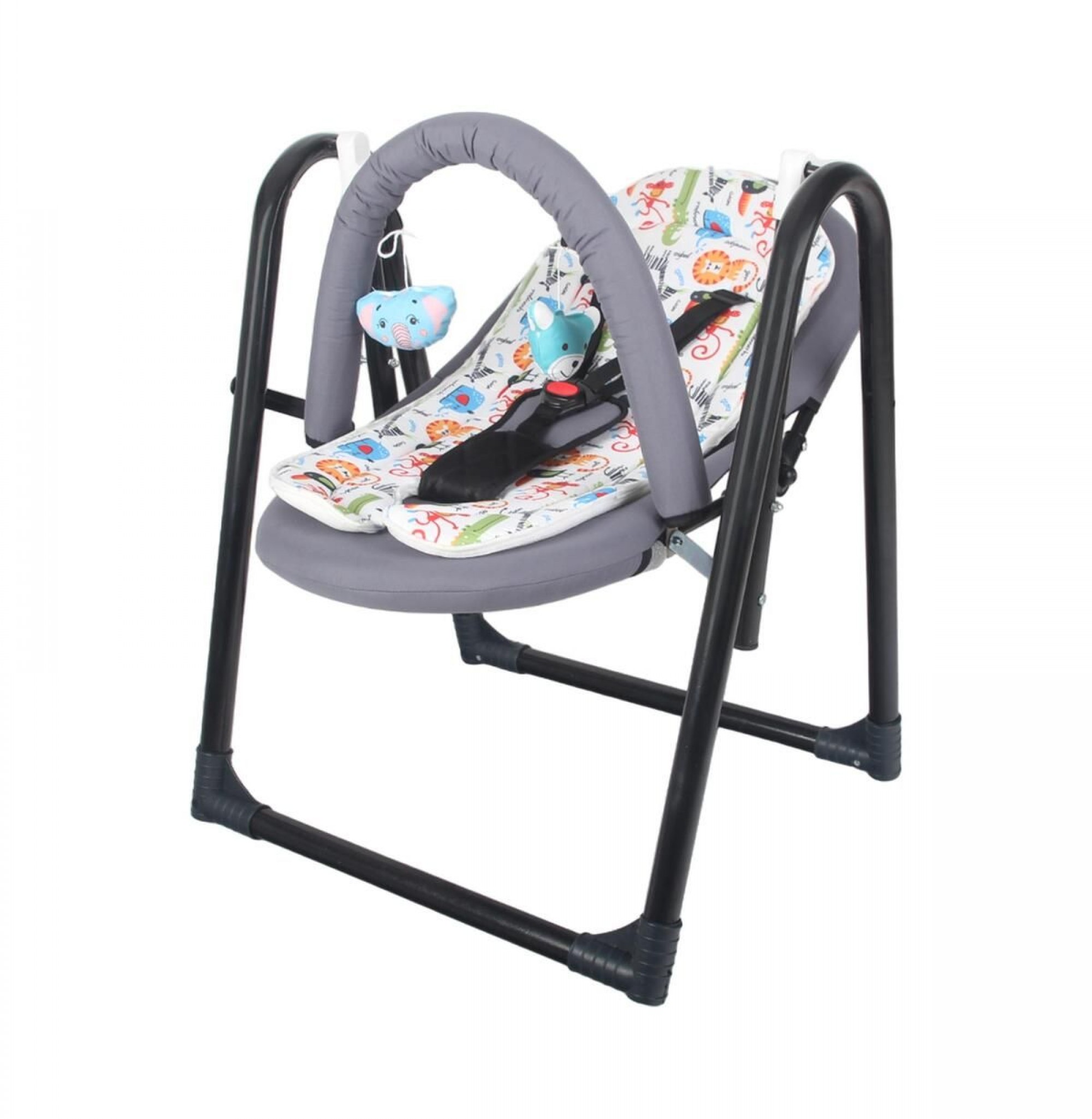 Lüx SwingJoy Portatif Hafif Taşınabilir Bebek Salıncağı Füme