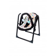 Lüx SwingJoy Portatif Hafif Taşınabilir Bebek Salıncağı Siyah
