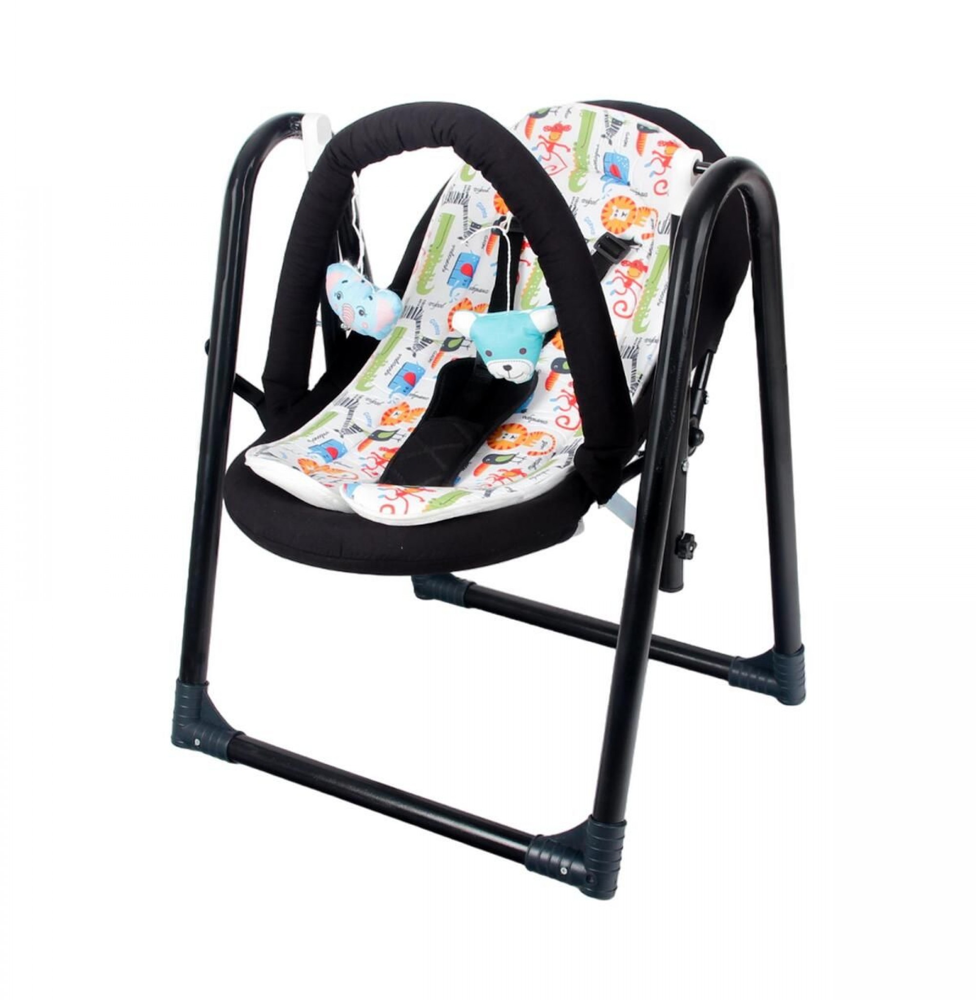 Lüx SwingJoy Portatif Hafif Taşınabilir Bebek Salıncağı Siyah