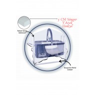 Candy Sepet Beşik Anne Yanı Portatif Beşik 5 CM Sünger YATAK