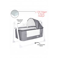 First Class Portatif Sepet Beşik Silinebilir Kumaş 5 CM SÜNGER YATAK
