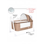 First Class Portatif Sepet Beşik Silinebilir Kumaş 5 CM SÜNGER YATAK