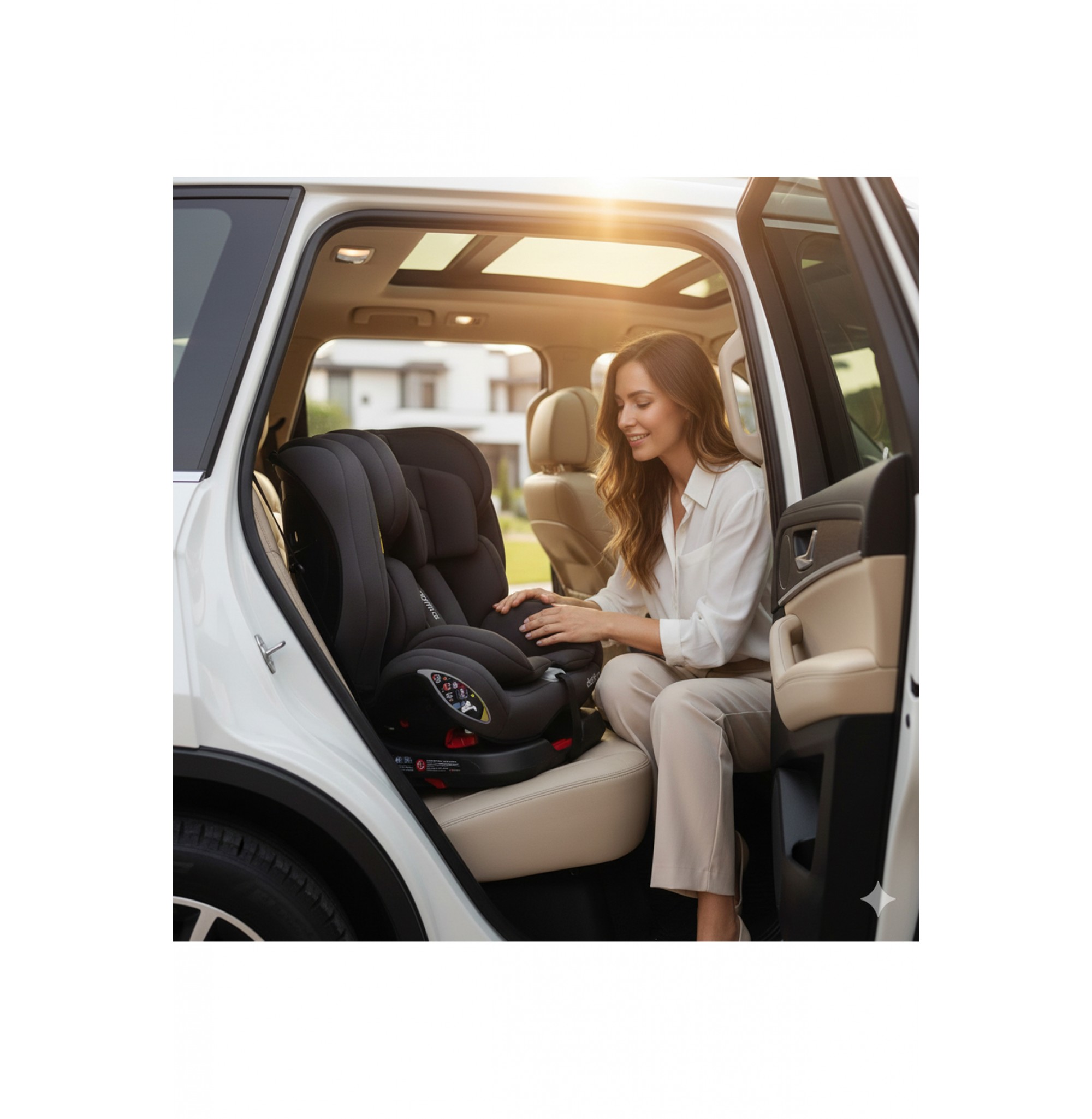 Q5 Top-Tether 360° Dönebilen İsofixli Çocuk Otokoltuğu