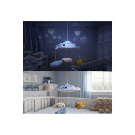 Bebek Gece Lambası – Yıldız ve Kalp Yansıtmalı, Asılabilir Uyku Lambası