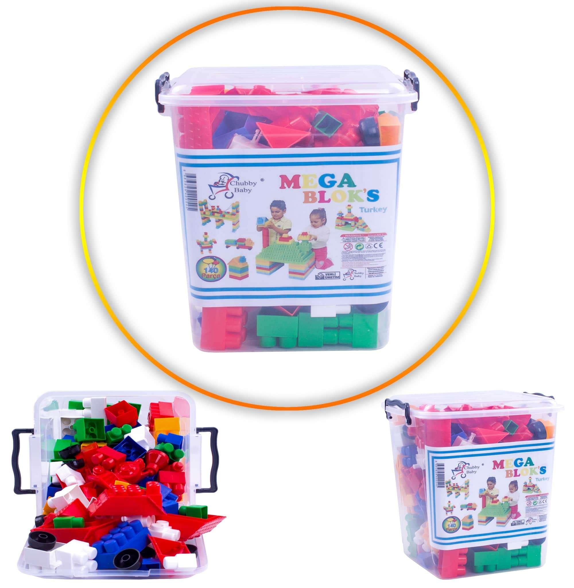 Chubby Baby 140 Parça Box Kutulu 3-6 Yaş Lego Oyuncak