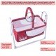 Chubby Baby Candy Basket Crib Mother's Side Portable Crib Red