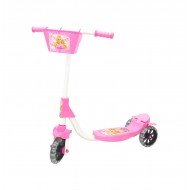 Chubby Baby 3-Wheel Kids Scooter with Basket Pink
