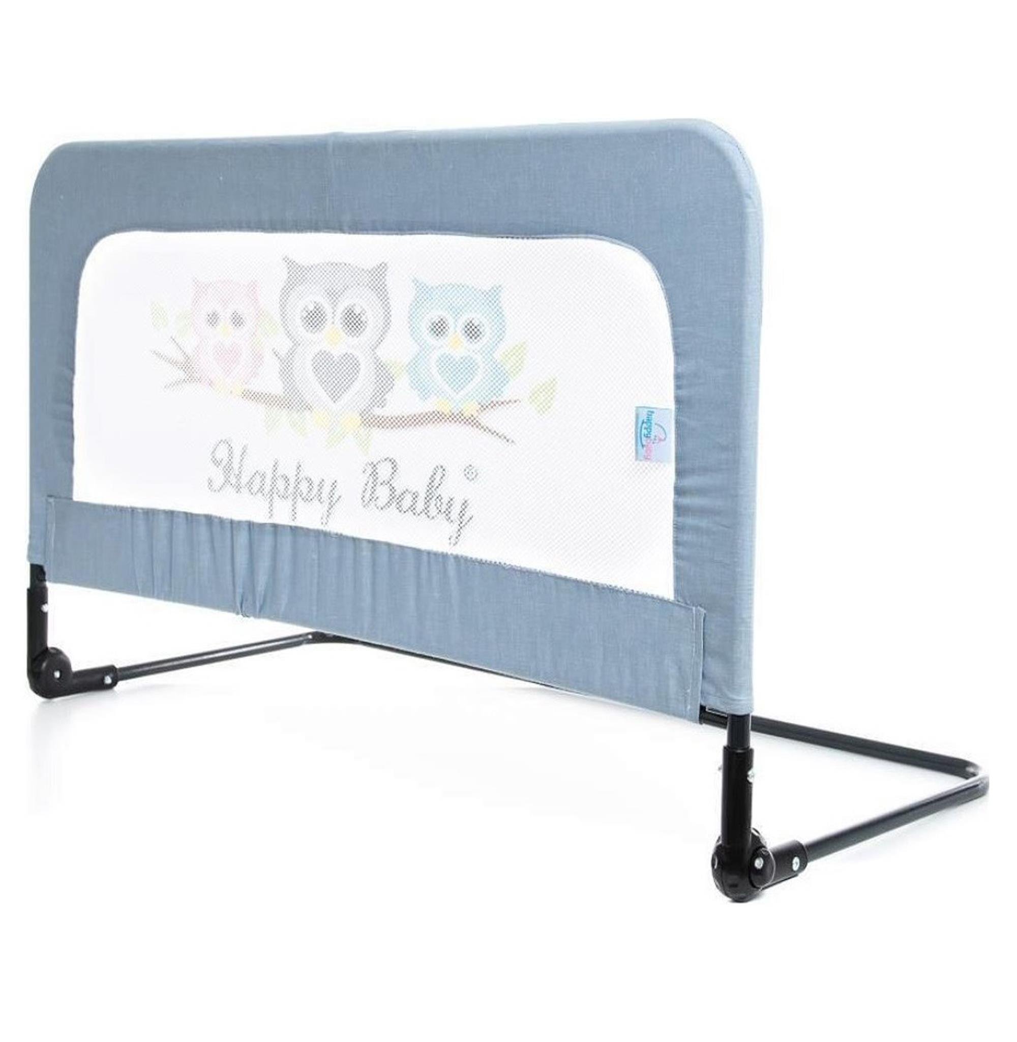 Chubby Baby Bird Patterned Bed Barrier - Light Blue