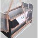 Chubby Baby Panda Basket Crib Luxury-Wide Panda Basket Crib Beige