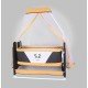 Chubby Baby Panda Basket Crib Innovation in Elegance, Quality in Safety - Yellow