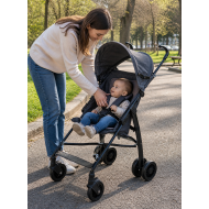 Chubby Baby Baston Bebek Arabası Portatif Katlanır Sağlam Gövdeli