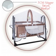 Chubby Baby Candy Sepet Beşik Fileli Sineklikli ve Oyuncak Barlı
